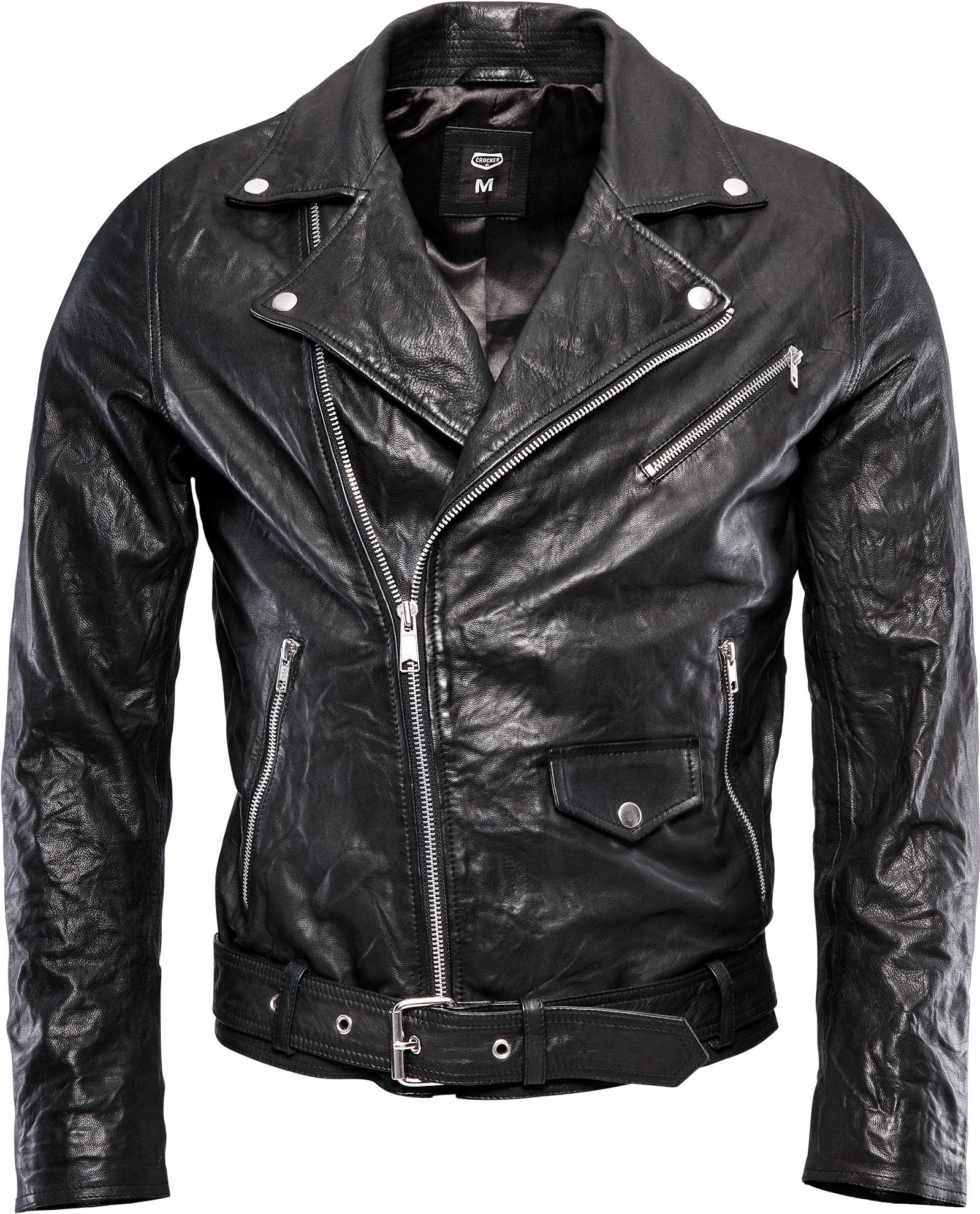 Clothes - Transparent Leather Jacket Png Clipart (1633x2000), Png Download