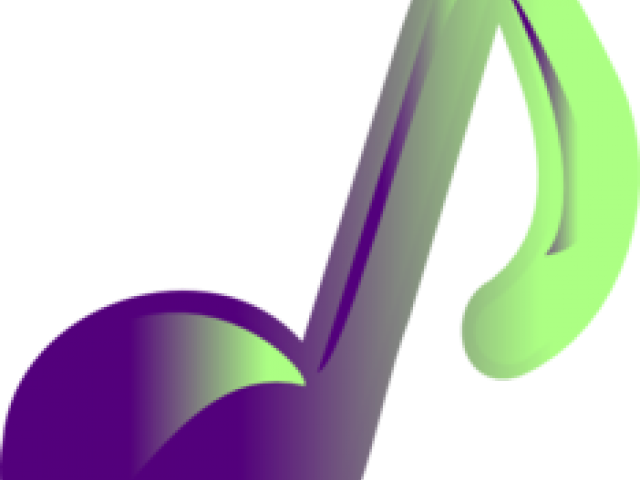Music Notes Clipart Colorful Music - Png Download (640x480), Png Download