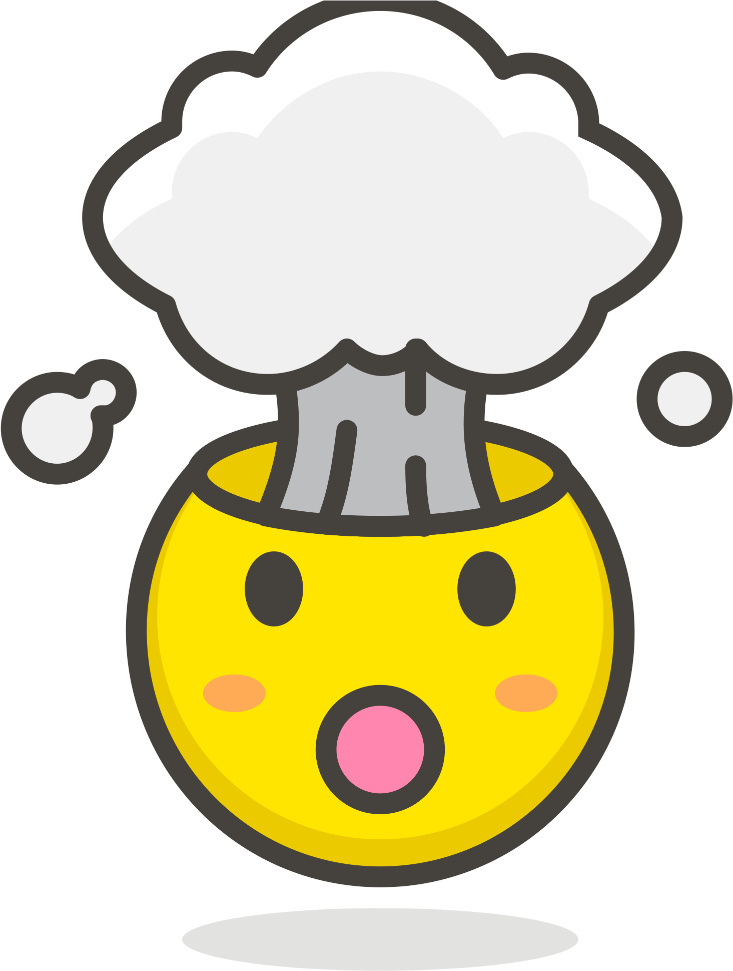 File Exploding Head Png Exploding Emoticon - Exploding Head Clipart (1465x1939), Png Download