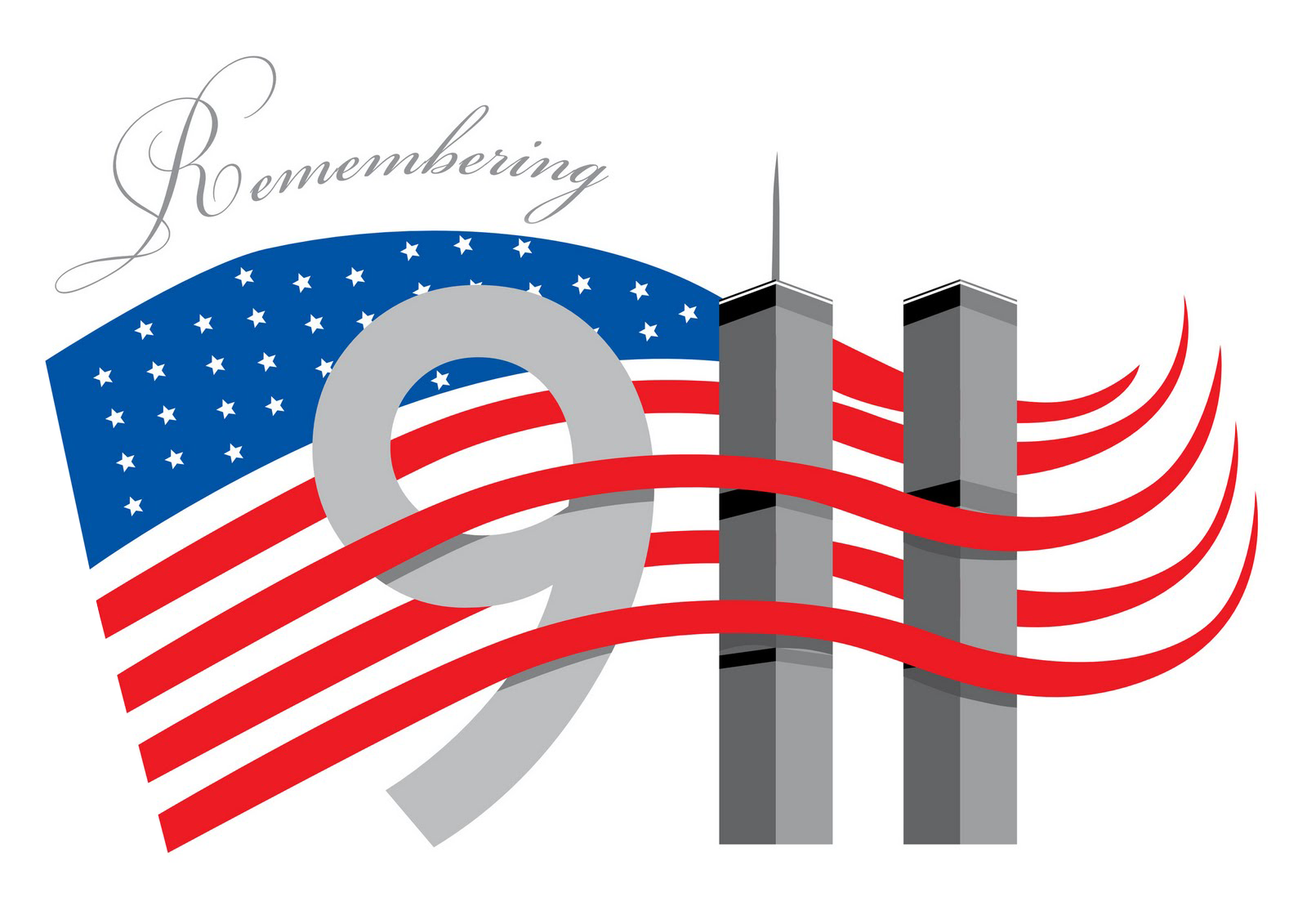 Patriots' Day - World Trade Center Remember Clipart (1600x1131), Png Download