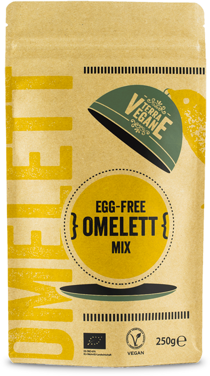 Terra Vegane Organic Omelette Mix - Egg Free Omelett Mix Clipart (450x770), Png Download