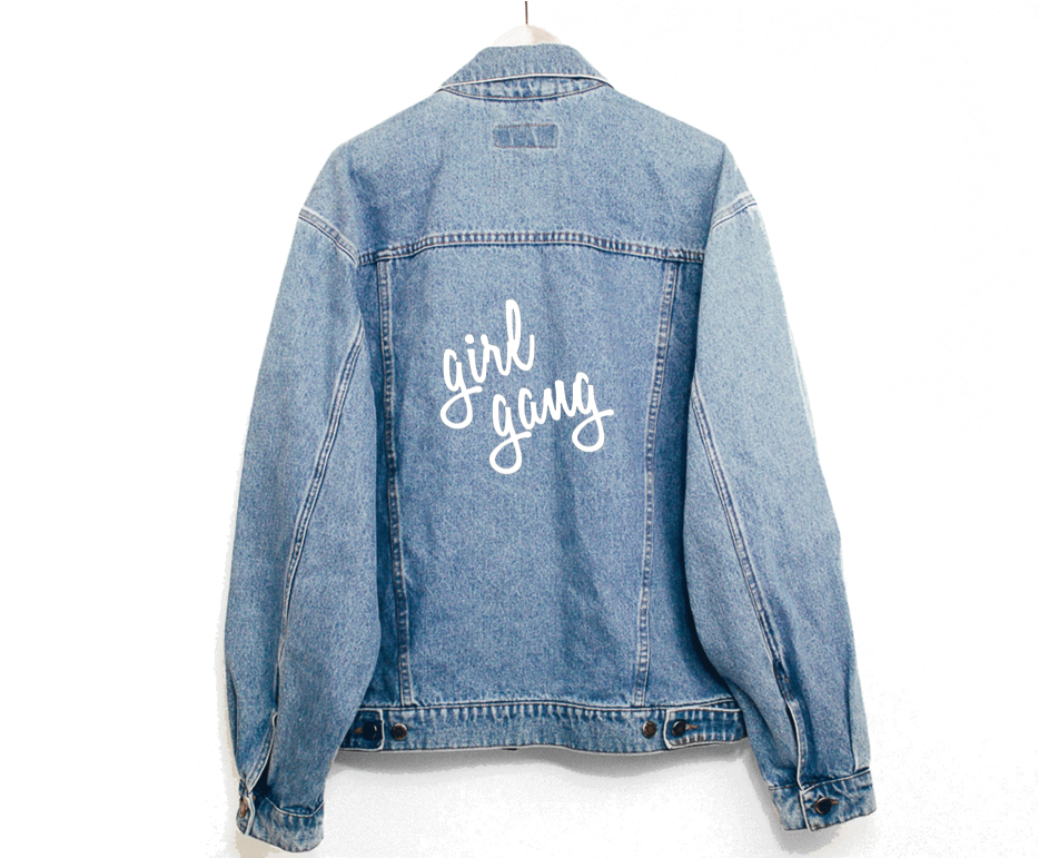 Jeans Jacket Png Download Image - Jean Jackets With Designs Clipart (1024x770), Png Download