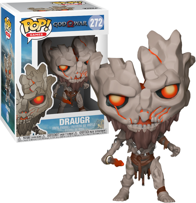 Funko Pop Vinyl - Funko Pop Draugr God Of War Clipart (684x708), Png Download