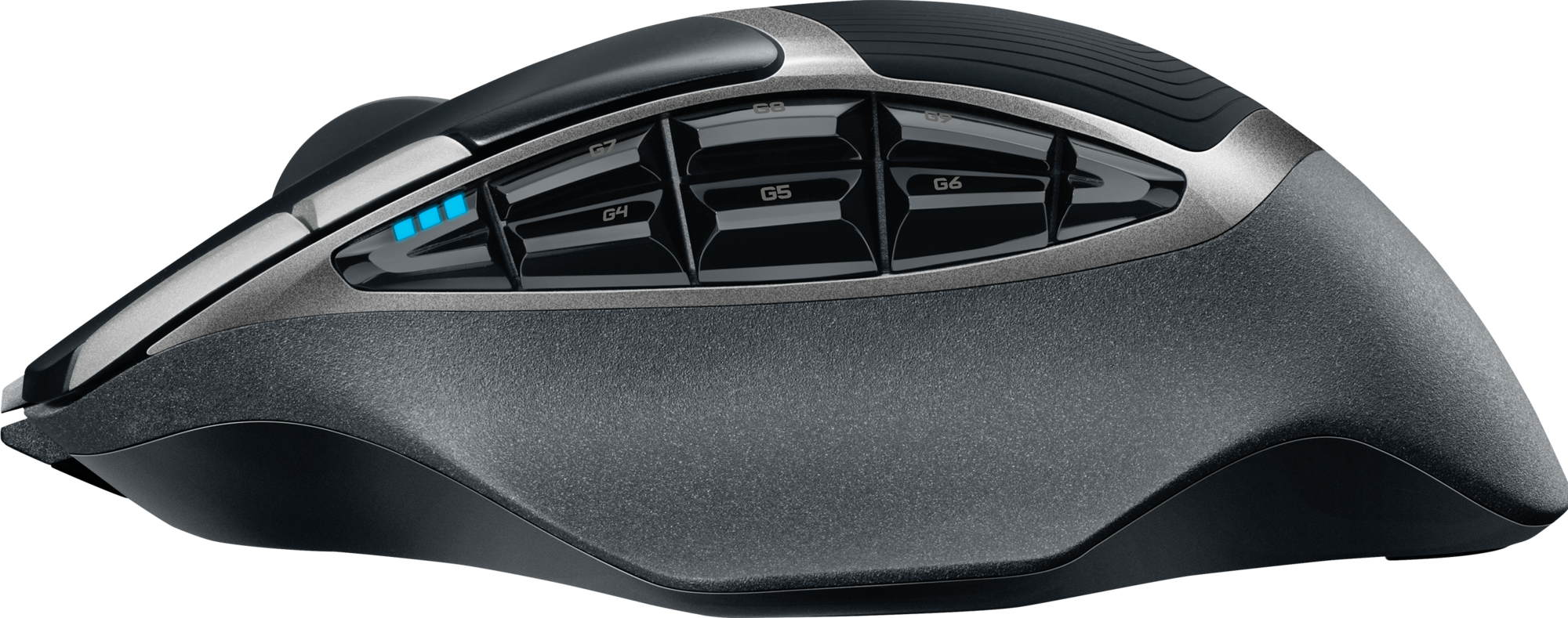 G602 Wireless Gaming Mouse - Logitech G602 Clipart (2000x789), Png Download