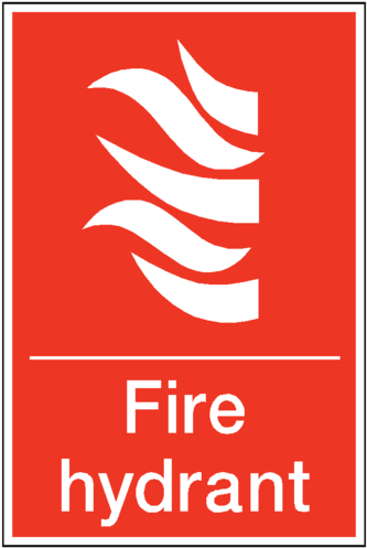 Fire Hydrant Sticker - Fire Marshal Sign Uk Clipart (600x600), Png Download