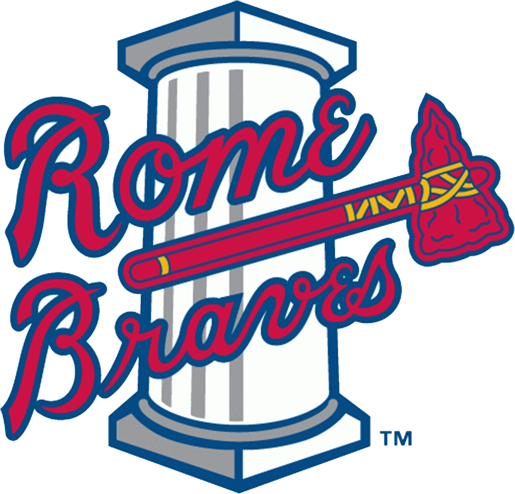 The Logo Of The Minor League Baseball Team The Rome - Rome Braves Logo Clipart (1920x1080), Png Download
