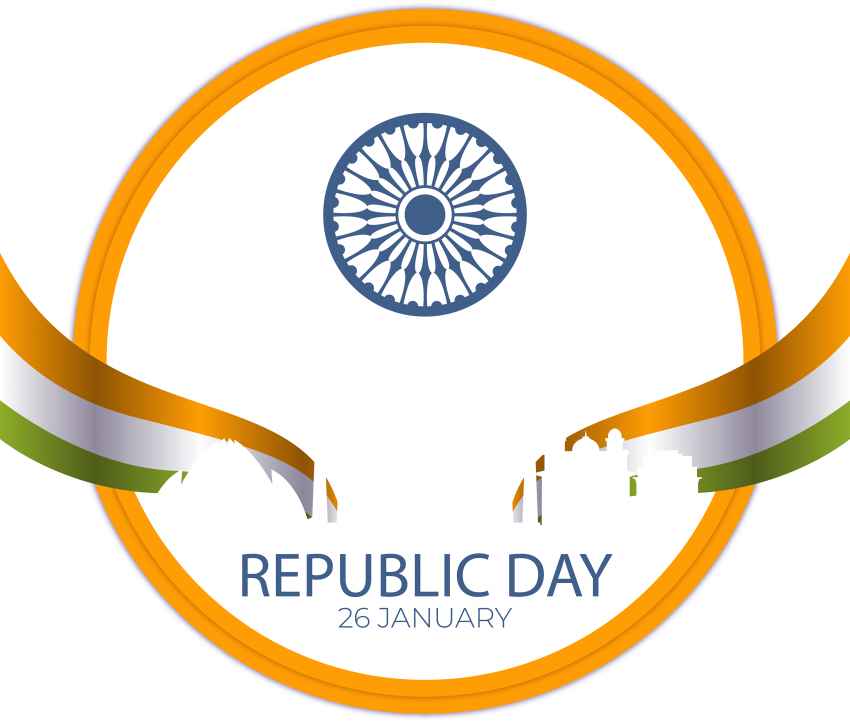 Indian Republic Day Illustration Png For Indians - Happy Independence Day 2018 Clipart (850x723), Png Download