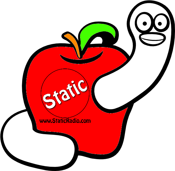 Omega Turd - Worm In Apple Png Clipart (600x600), Png Download