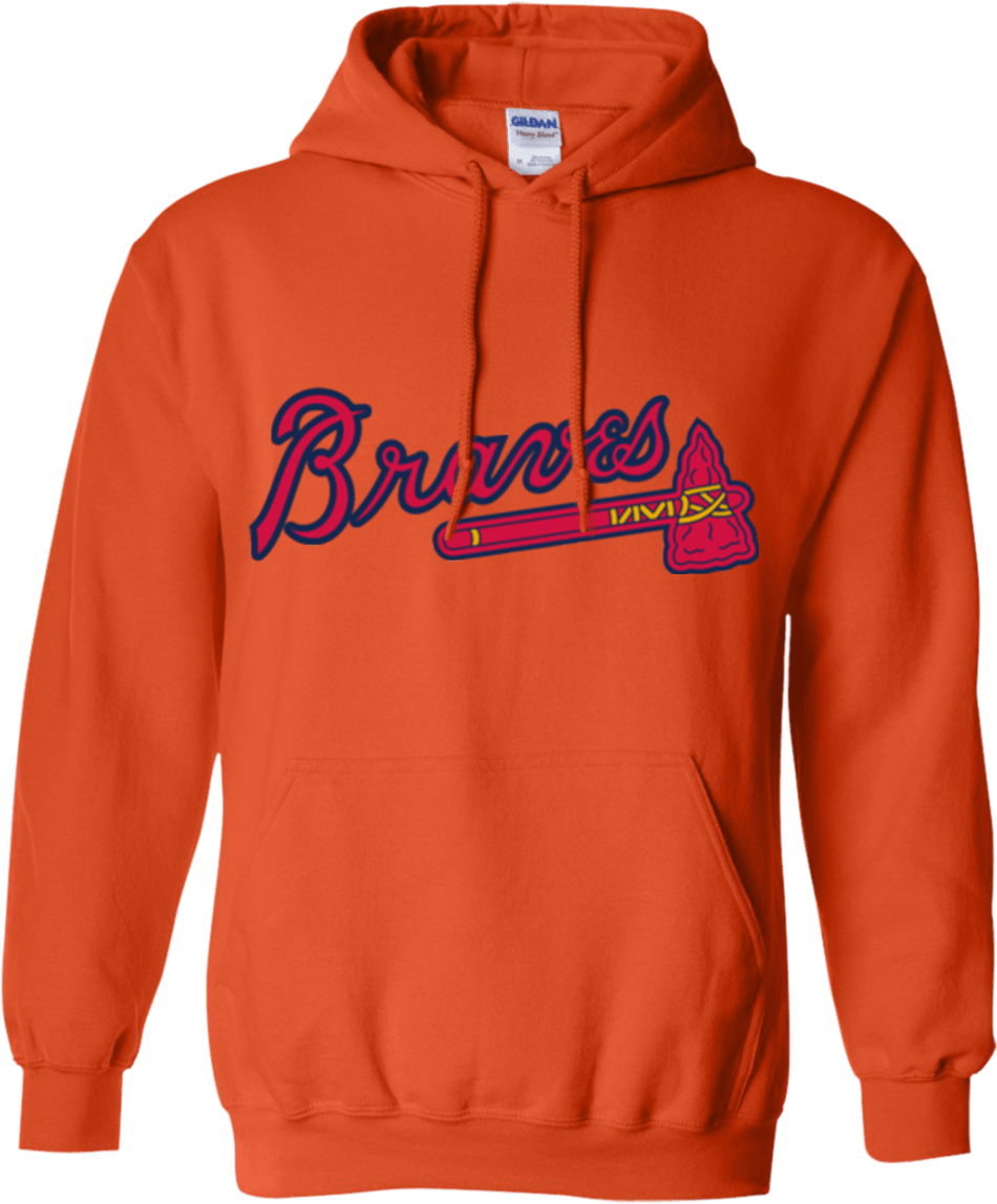 Atlanta Braves Pullover Hoodie - Atlanta Braves Clipart (1155x1155), Png Download