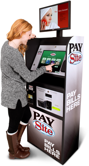 Paysite® Bill Payment Kiosk - Bill Pay Kiosk Clipart (465x697), Png Download