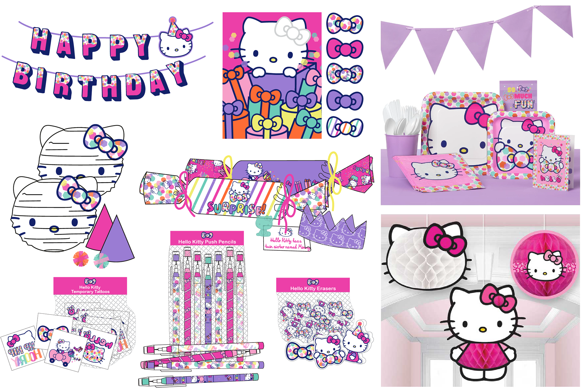 Using The Hello Kitty Party Style Guide I Created, - Hello Kitty Clipart (1920x1280), Png Download