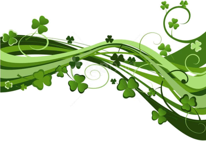 Free Png Download St Patricks Day Shamrock Decor Png - Transparent St Patricks Day Png Clipart (850x612), Png Download