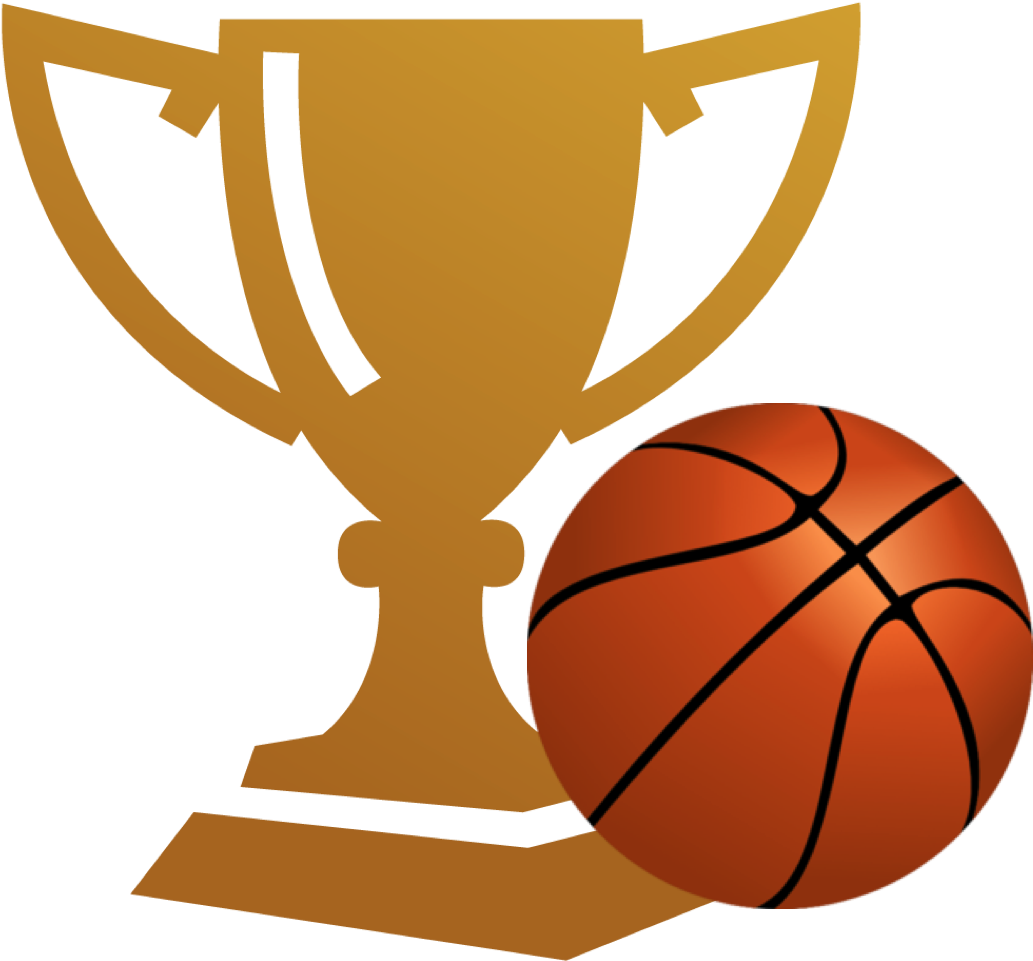 Trophy Clipart Basketball Championship Free Collection - Basketball Clip Art - Png Download (1033x961), Png Download