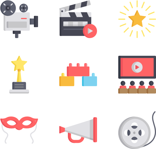 Entertainment - Vector Entertainment Icon Png Clipart (600x564), Png Download