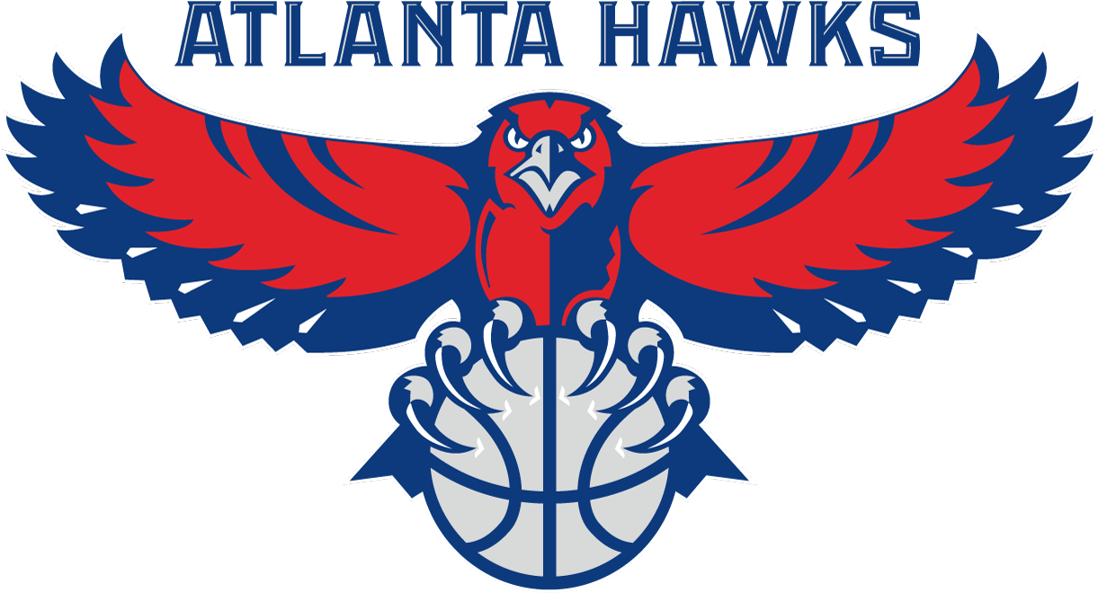 Nba Atlanta Hawks Logo Vector - Nba Atlanta Hawks Clipart (1220x800), Png Download