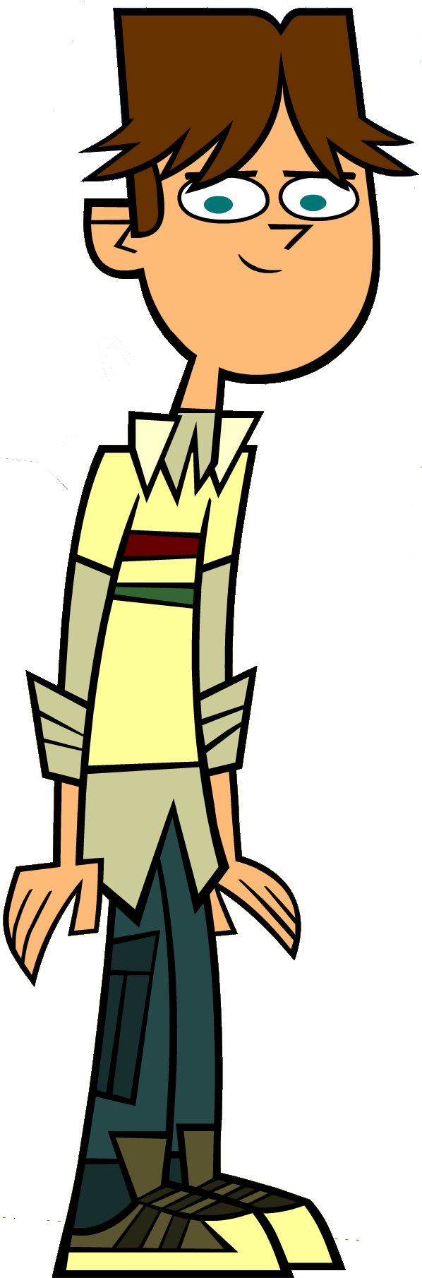 Total Drama Characters Cody , Png Download - Cody From Total Drama Island Clipart (598x1810), Png Download