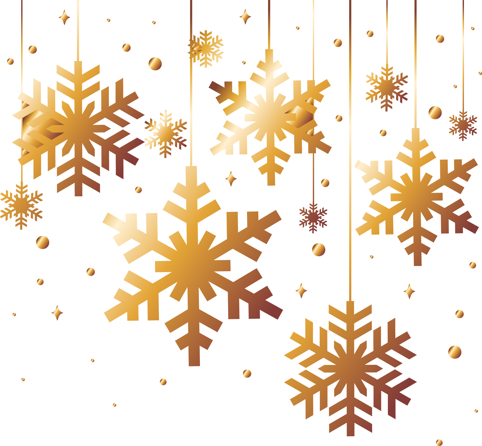 Collection Of Free Transparent Snowflake Golden Download - Gold Christmas Snowflake Png Clipart (1924x1784), Png Download