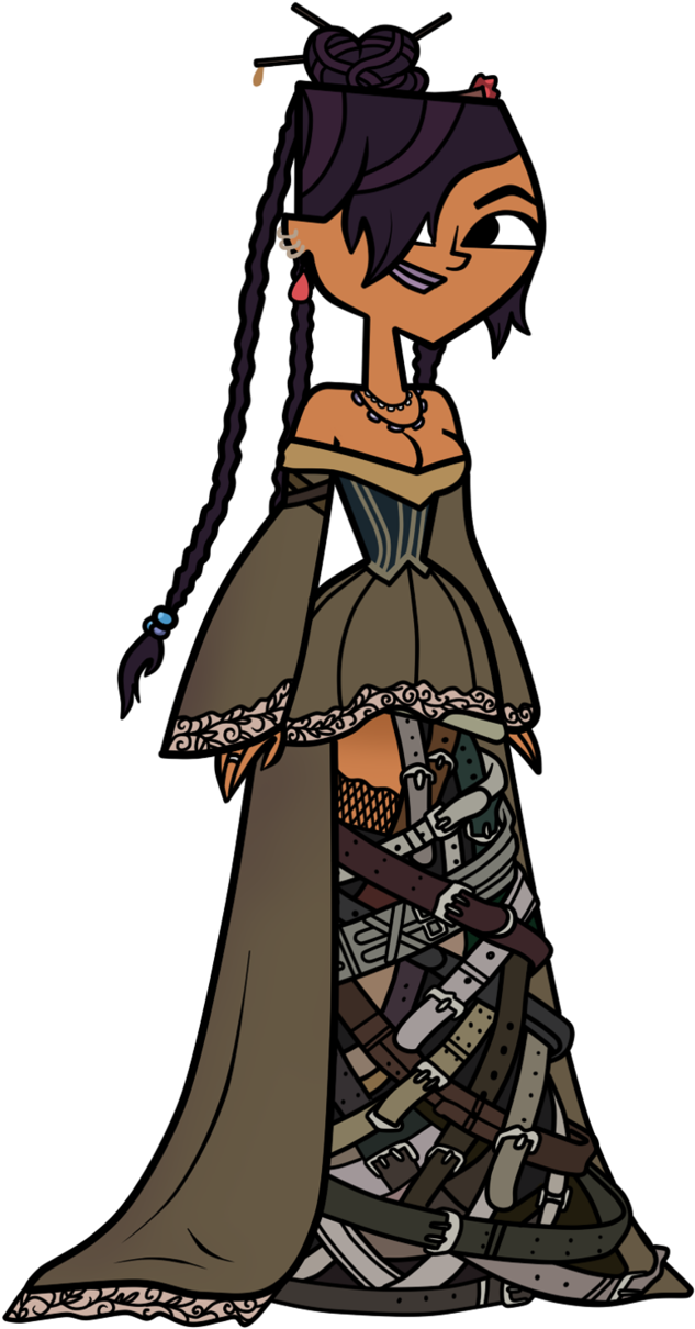 Cosplay Commission Jen As Lulu Evaheartsart Total Drama - Jen Total Drama Clipart (633x1210), Png Download