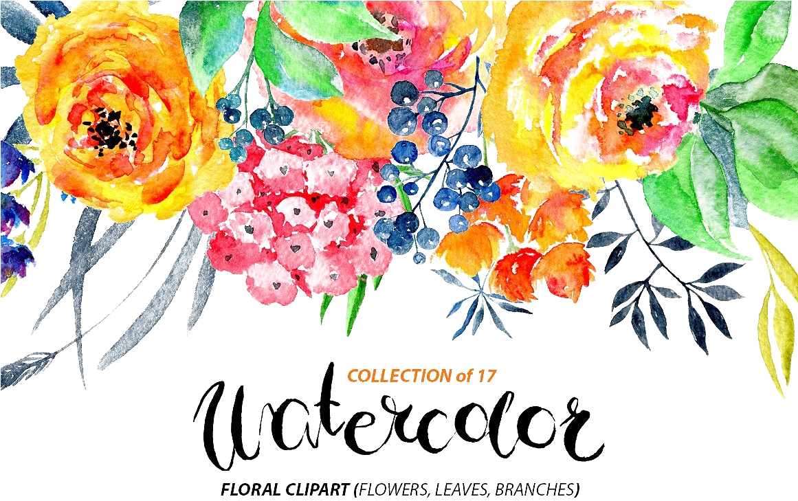 Watercolor Flowers Png Transparent Image - Watercolor Flowers Png Clipart (1160x772), Png Download