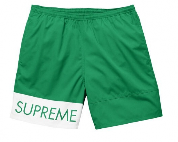 Supreme Banner Water Shorts Clipart - Large Size Png Image - PikPng