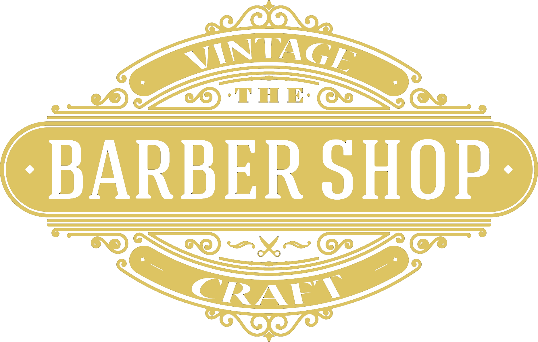Vintage Barbershop - Cabeleireiro Masculino Clipart (1872x1189), Png Download
