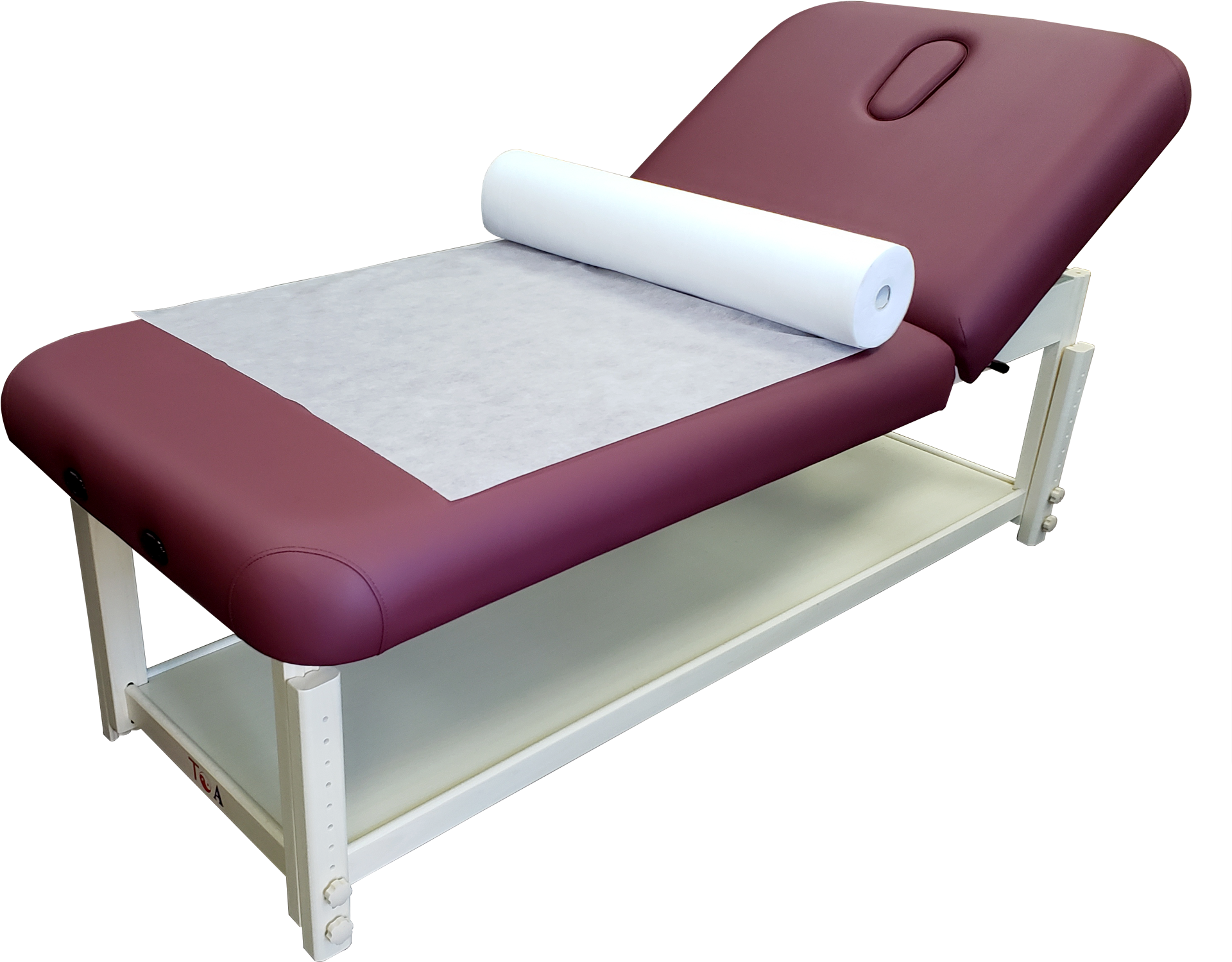 5"x28" 50 Sheet/roll Disposable White Non-woven Paper - Bed Sheet Clipart (2000x2000), Png Download