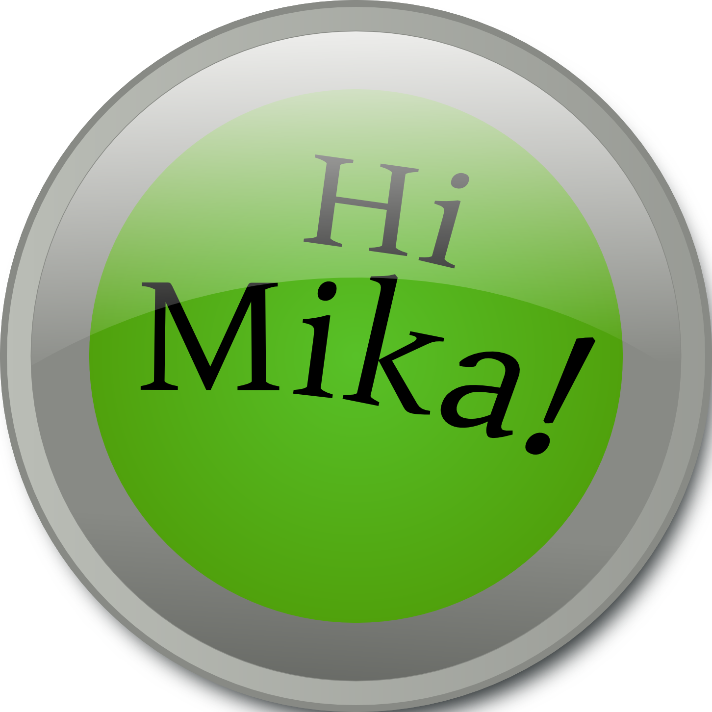 Hi Mika - Circle Clipart (1452x1452), Png Download
