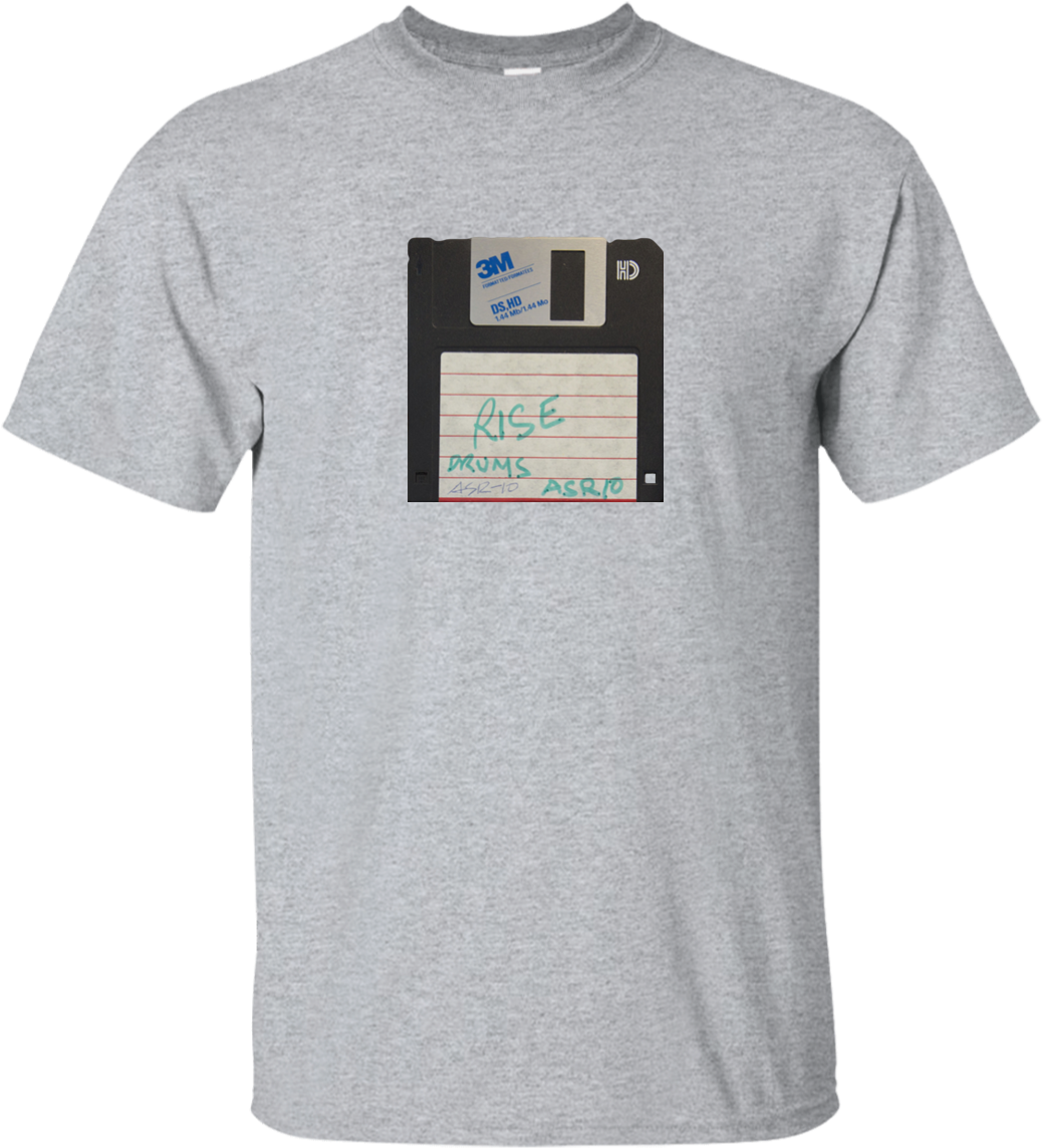 Floppy Disk T-shirt - Farmer Shirt Clipart (1155x1155), Png Download