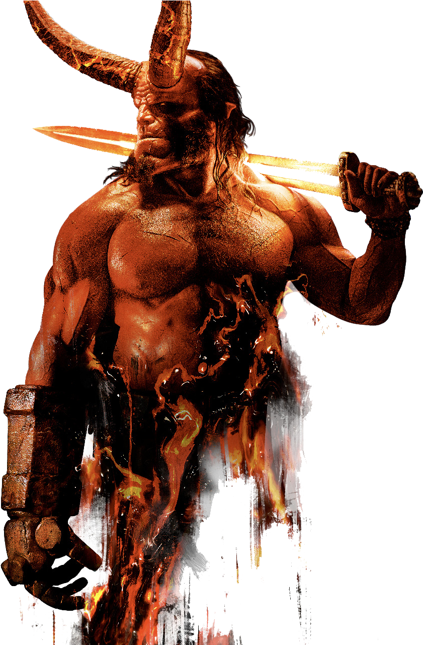 David Harbour Hellboy Trailer Clipart (901x1280), Png Download