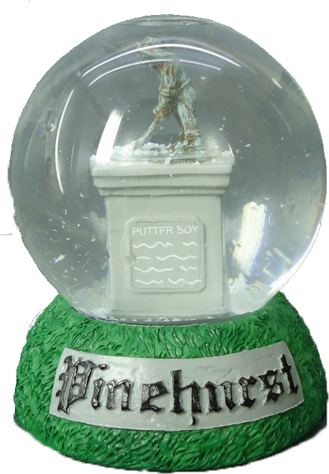 Putter Boy Statue Snow Globe - Trophy Clipart (685x685), Png Download
