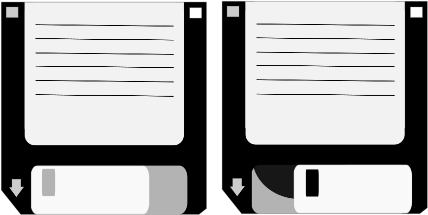 Floppy Disks Png Clipart (900x500), Png Download