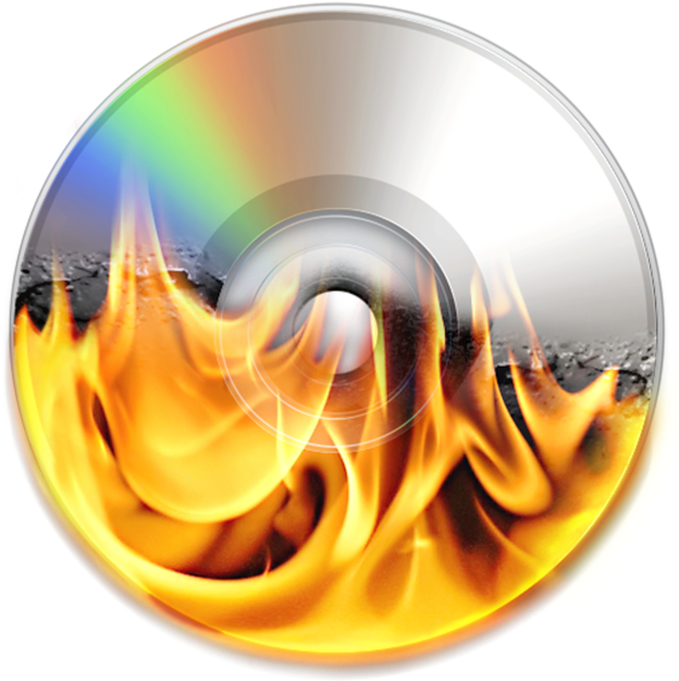 Easy Data Burn On The Mac App Store - Burn Cd Clipart (630x630), Png Download