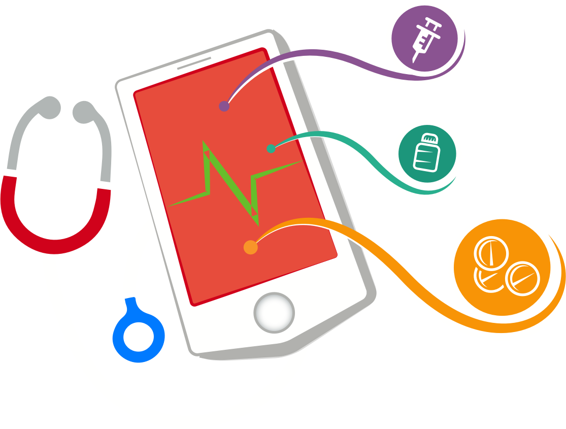 Top Banner Vector - Mobile Phone Clipart (1115x845), Png Download