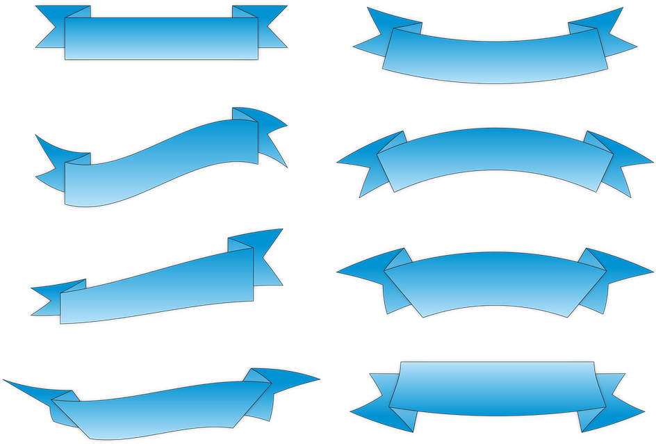 Formas De Banner Vector Png - Faixa Vector Clipart (960x647), Png Download