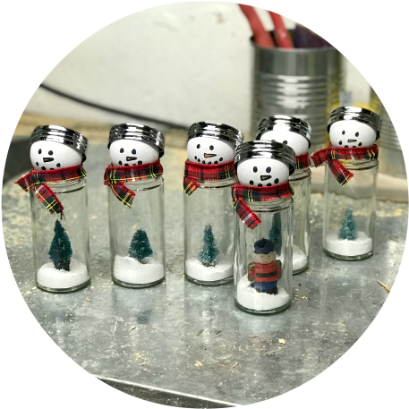 Diy Snow Globe Style Thrift Store Snowmen - Nutcracker Clipart (650x488), Png Download