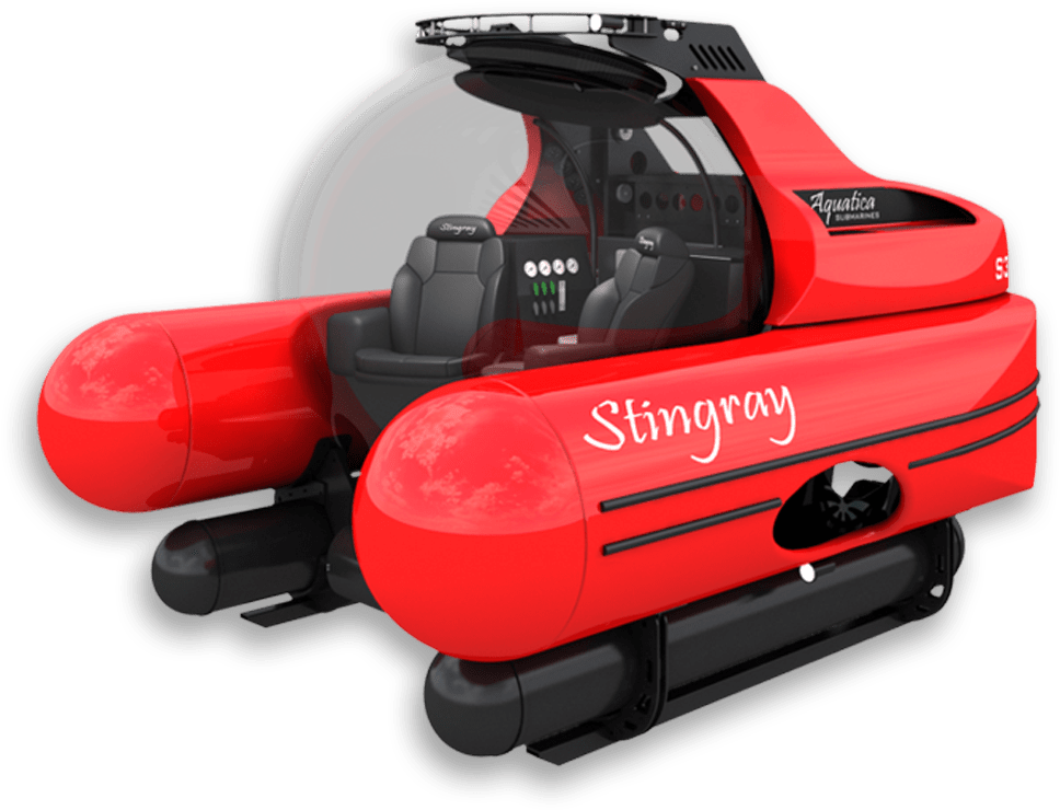 Home-sub - Aquatic Stingray 500 Submarine Clipart (979x801), Png Download
