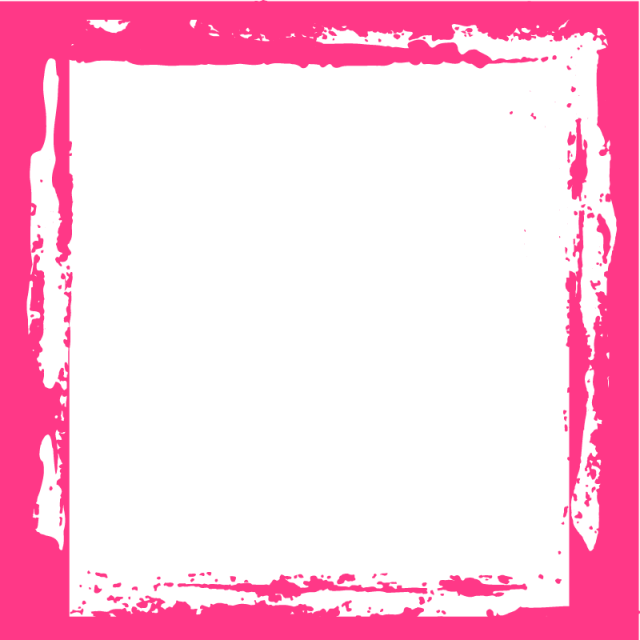 640 X 640 17 - Pink Grunge Frame Png Clipart (640x640), Png Download