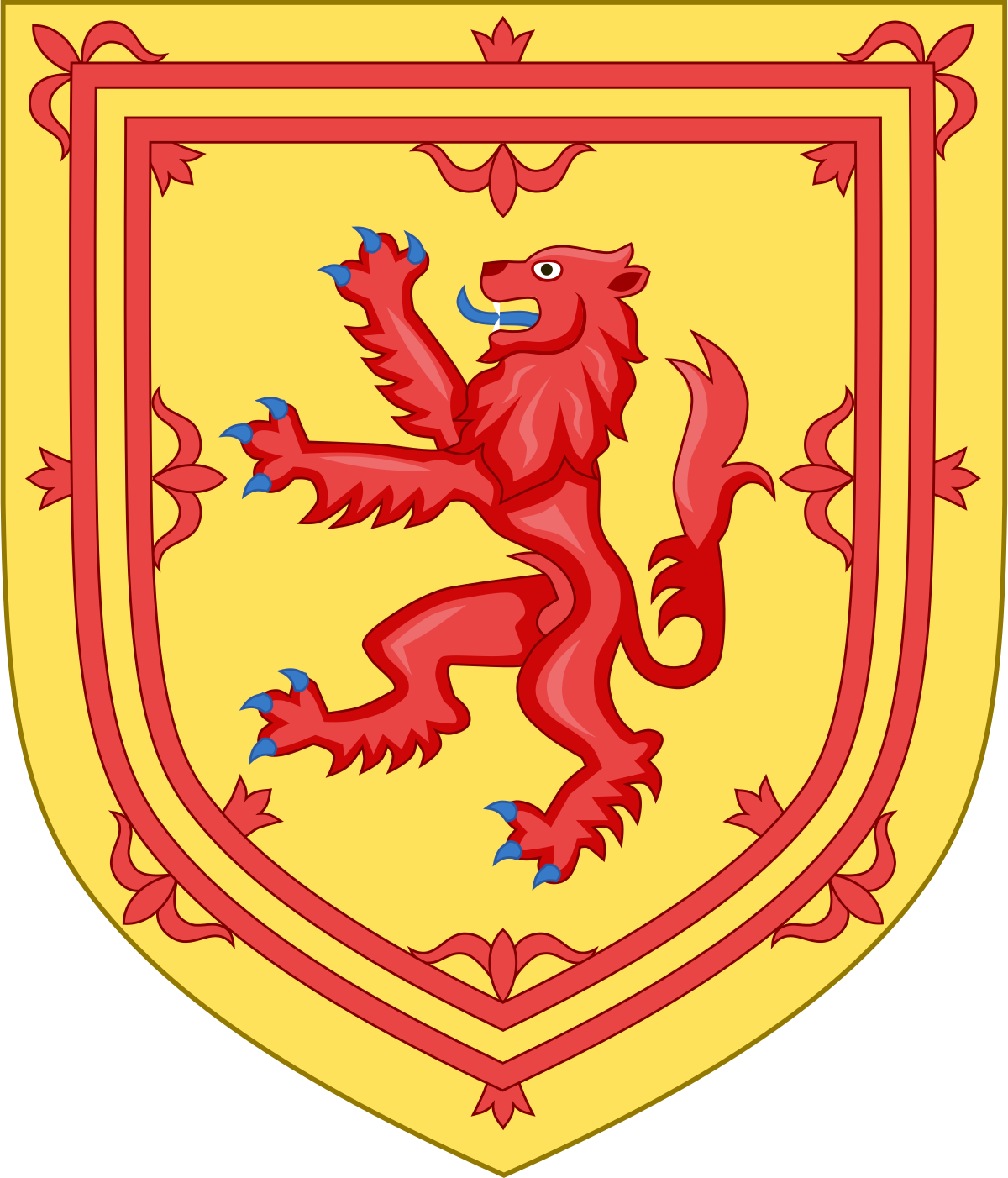 Coat Of Arms Of Scotland Clipart (1200x1402), Png Download