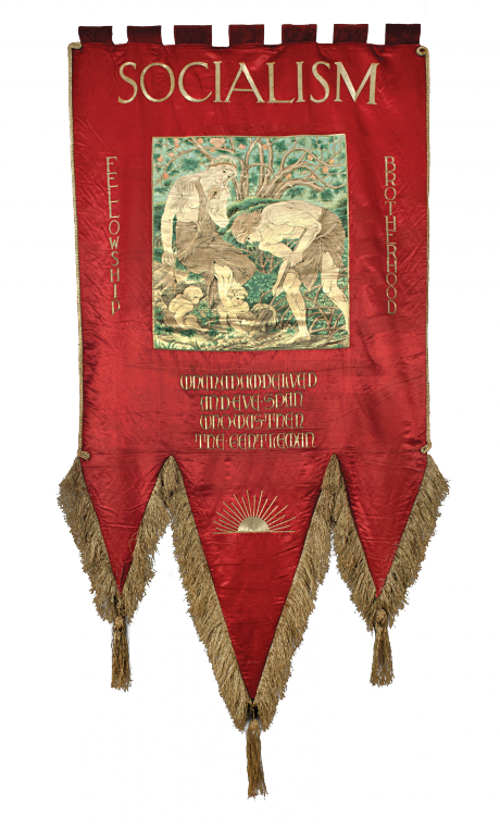 Socialist Banner - William Morris Socialist Clipart (460x763), Png Download