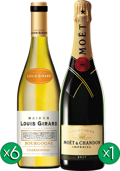 Maison Louis Girard Bourgogne Aoc Chardonnay Blanc - Moet Champagne Prices Rsa Clipart (552x667), Png Download