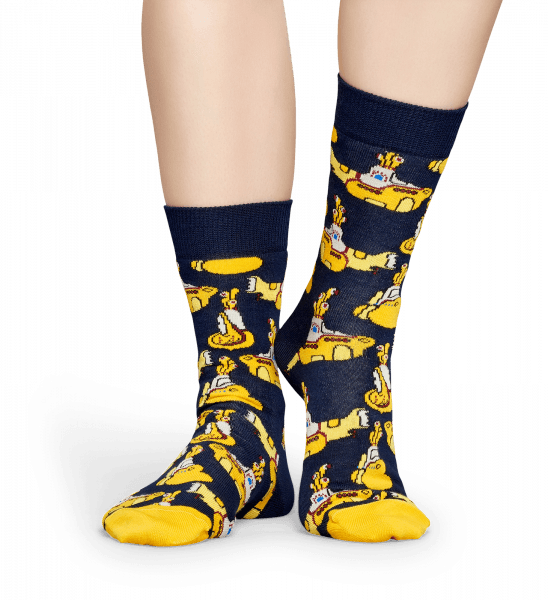 Yellow Submarine Sock - Sock Clipart (548x600), Png Download