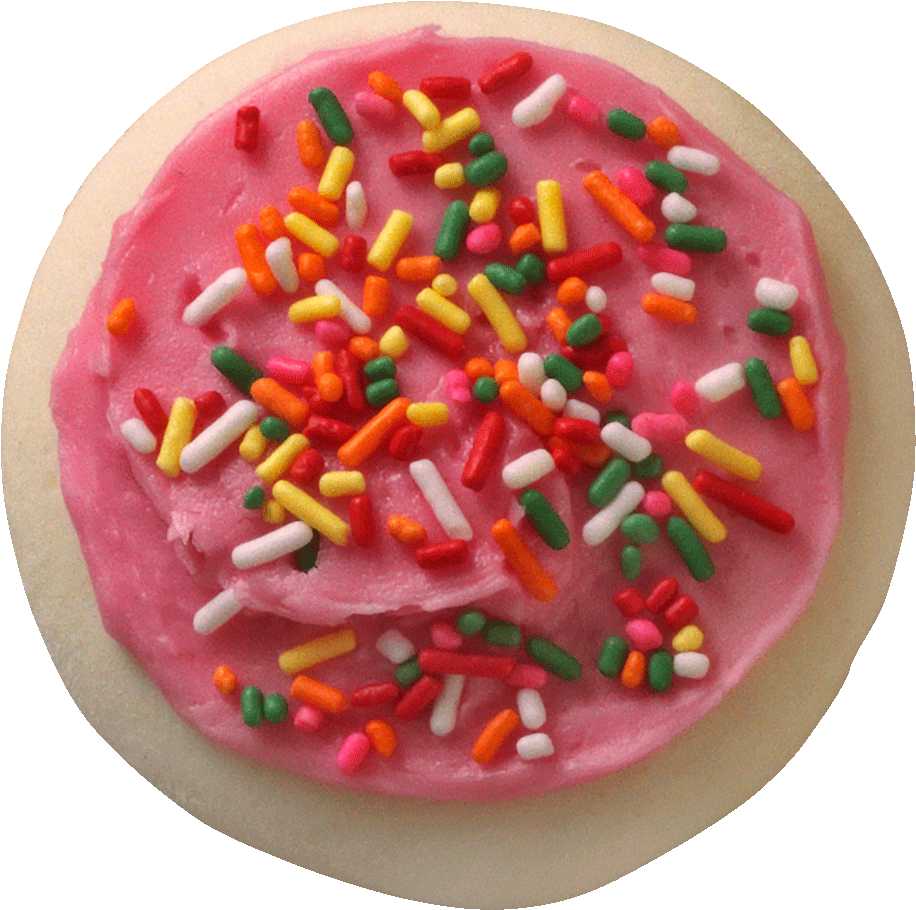 Download Pink Frosted Sugar Cookies Sugar Cookie Png Clipart Png Download PikPng