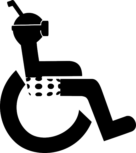 Diver, Disabled, Wheel Chair, Wheelchair, Chair Bound - Engelli Piktogram Png Clipart (568x640), Png Download