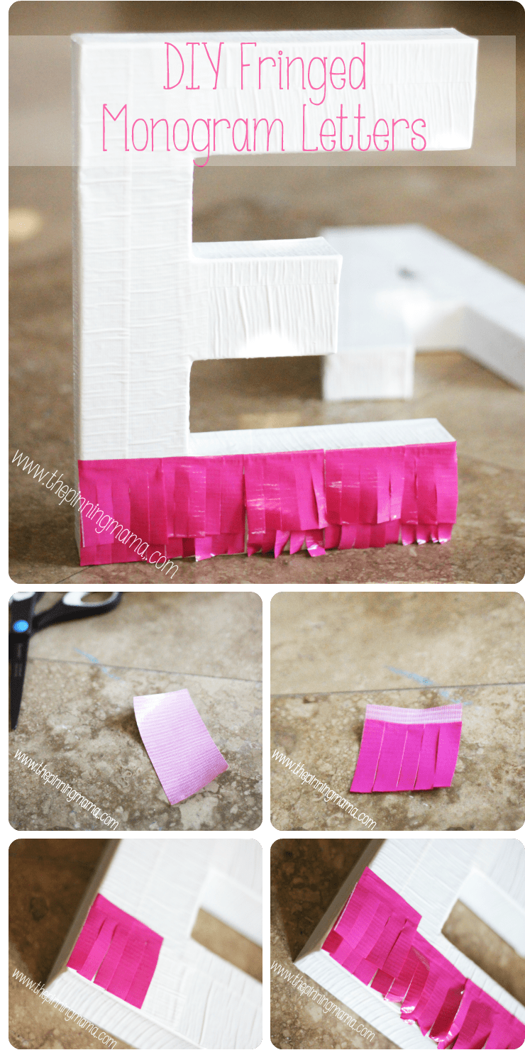 Duct Tape Mongrammed Letters By Www - Floor Clipart (750x1500), Png Download