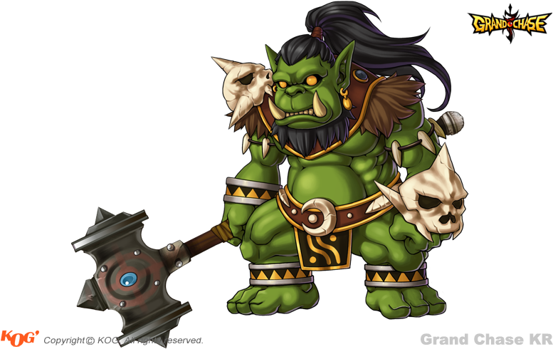 Orc Png - Grand Chase Clipart (800x500), Png Download