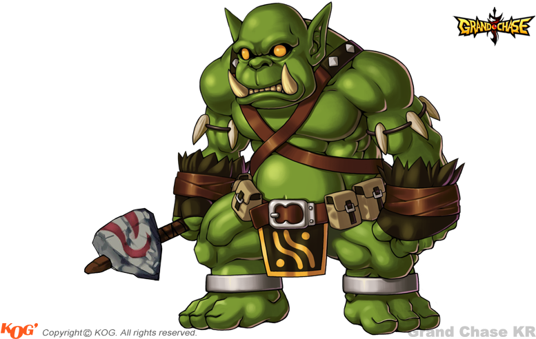 Orc Png - Grand Chase Clipart (800x500), Png Download