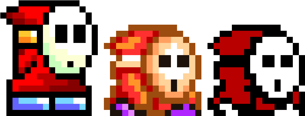 Shy Guy Pixel Art - 8 Bit Shy Guy Clipart (1970x970), Png Download