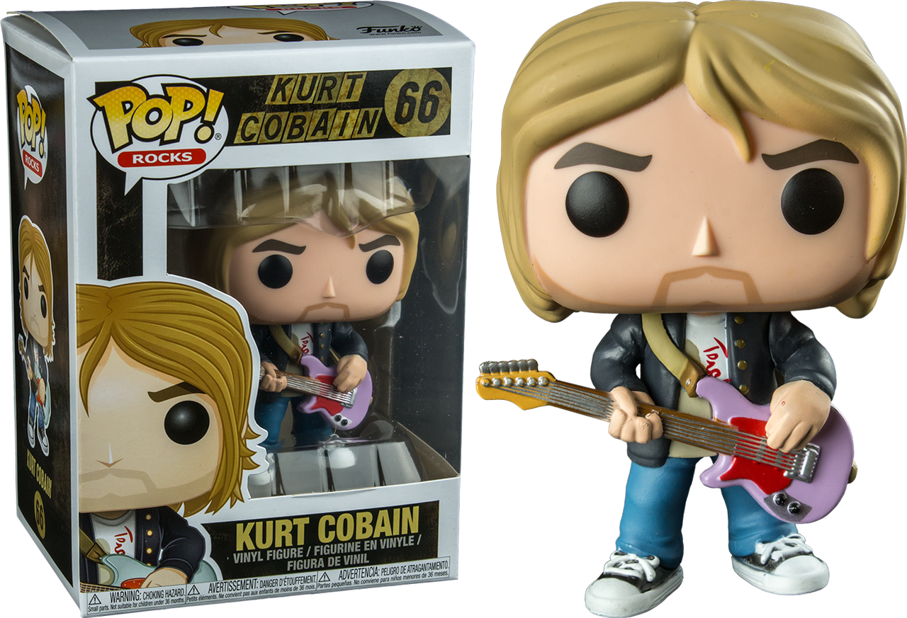 Figurine Pop Kurt Cobain Clipart (1280x873), Png Download