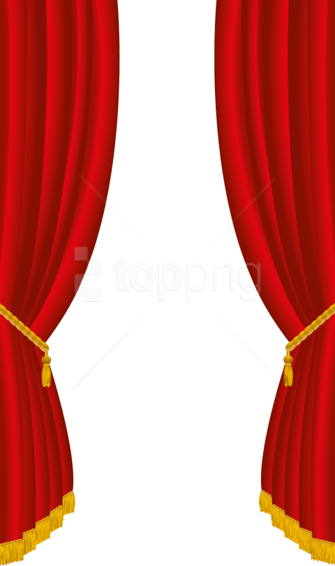 Free Png Curtains Png Images Transparent - Curtain Theatre Png Clipart (480x811), Png Download