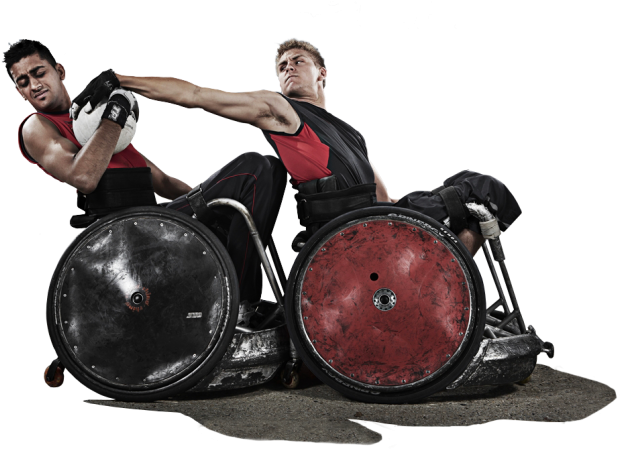 Wheelchair Rugby Clipart (768x523), Png Download
